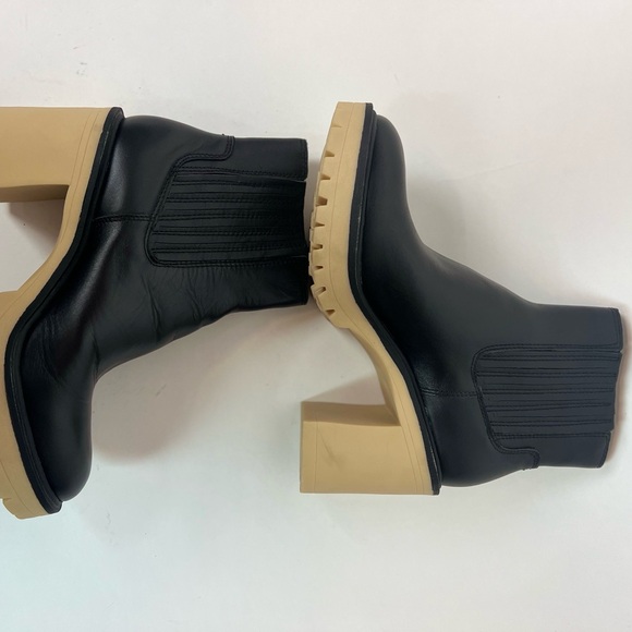 Dolce Vita Caster H2O Booties in Black Leather Anthropologie - Picture 12 of 14